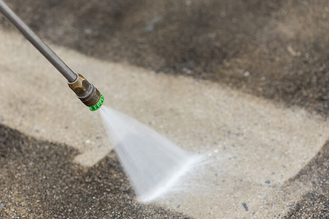 parking lot pressure washing in san leandro